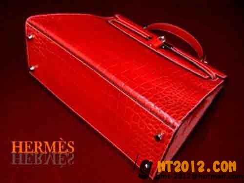 エルメススーパーコピー HERMES ケリー ハンドバッグ シルバー金具レッドHR3506